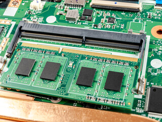 RAM module for installation in a free slot in a laptop, increasing RAM, upgrading the computer