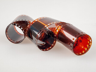 35 mm roll film, color negative, close-up, analog photography