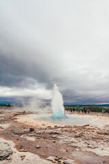 Iceland geyser