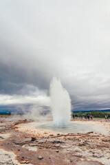 Fototapeta na wymiar Iceland geyser