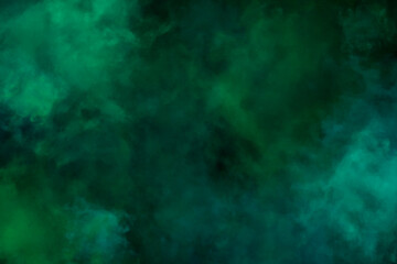 Blue Green Smoke or Fog Photo Overlay - 453524128