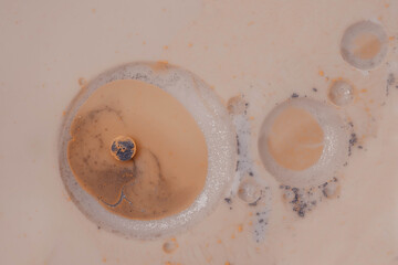 Milk Paint Oil Mixture Abstract Photography for Backgrounds