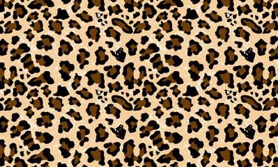 Leopard pattern design, illustration background
