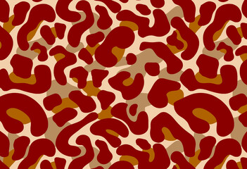 Leopard pattern design, illustration background