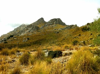 Fototapeta na wymiar Himalayan Hills with cloudy Mountain range