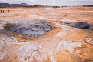 Fototapeta na wymiar Iceland Hverir geothermal spot