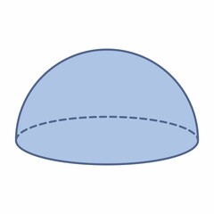 Hemisphere geometric shape