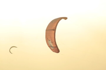 kitesurf on the beach