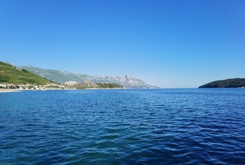 sunny summer day in montenegro