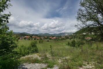 Fototapeta na wymiar sunny summer day in montenegro