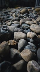 Stones on the ground
