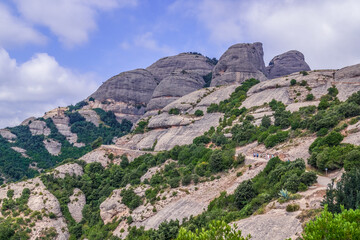 モンセラットの奇形岩山（カタルーニャ州）