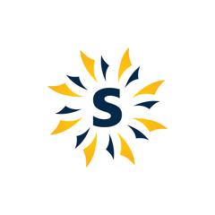 sun logo concept