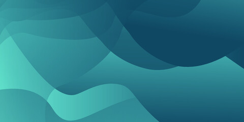 Fototapeta premium abstract blue background with waves