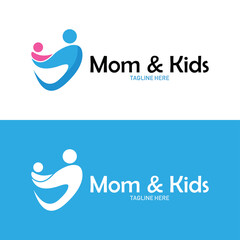 mom and kids logo