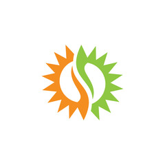 sun symbol logo