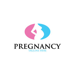 pregnant logo concept
