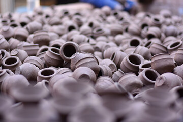 Obraz premium close up of pots