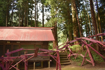 群馬　中之条　道の駅　霊山たけやま　親都神社　周辺風景