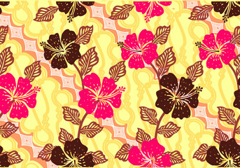 Indonesian batik motifs with very distinctive patterns. exclusive backgrounds. Vector Eps 10