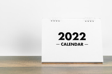 Calendar desk 2022 for organizer to plan and reminder.
