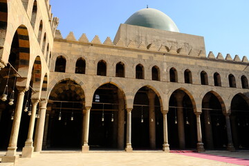 Fototapeta na wymiar Egypt Cairo - Courtyard of Al-Nasser Mohammed Ibn Kalawoun
