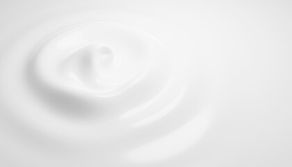White cosmetic cream background 3d render - obrazy, fototapety, plakaty
