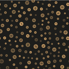 Seamless pattern with different geometric figures. Vector