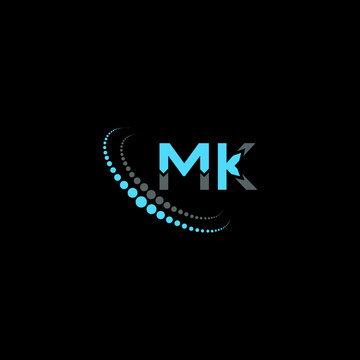 MK letter logo abstract design. MK unique design,
 MK letter logo design on black background.
 MK creative initials letter logo concept. MK letter design.
 MK letter design on black background. MK , M