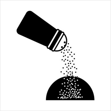 recommend clip art: Salt Falling From Salt Shaker Icon M_2108001