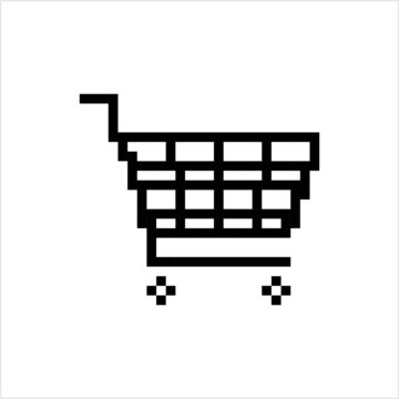 Shopping Cart Pixel Art M_2108001