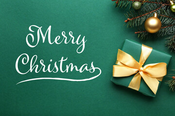 Fototapeta na wymiar Beautiful greeting card for Christmas