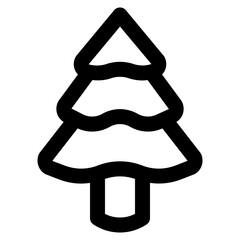 pine tree icon illustration