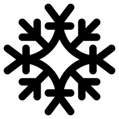 Obraz premium snowflake icon illustration