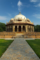 Humayun's tomb in the city of New Delhi in India