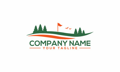 The Best Design golf logo unique modern minimalist simple creative abstract and vector