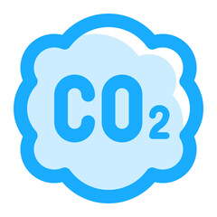 Co2 Icon Illustration