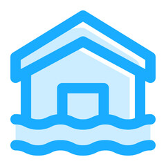 Flood Icon Illustration