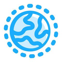 Ozone Layer Icon Illustration