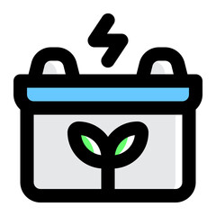 Obraz premium Green Power Icon Illustration