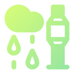 Rainfall Icon Illustration