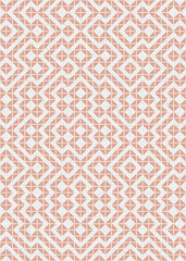 Abstract Geometric Pattern generative computational art illustration