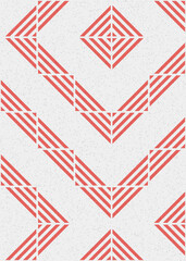 Obraz premium Abstract Geometric Pattern generative computational art illustration