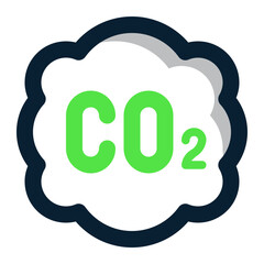 Co2 Icon Illustration