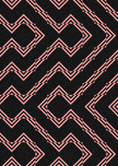 Abstract Geometric Pattern generative computational art illustration