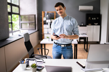 Smiling Entrepreneur Business Owner Person
