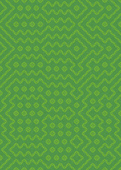 Abstract Geometric Pattern generative computational art illustration