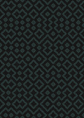 Fototapeta premium Abstract Geometric Pattern generative computational art illustration