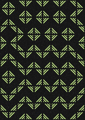 Abstract Geometric Pattern generative computational art illustration