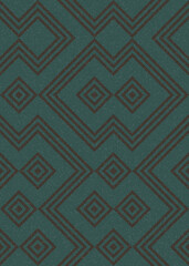 Abstract Geometric Pattern generative computational art illustration